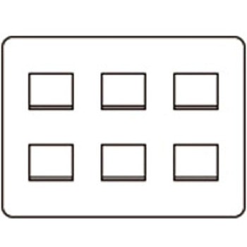 HBP-2U-3(ライトベージュ) エレガンスプレート 神保電器 69512260