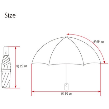 Outdoor Products 無地自動開閉折傘 54cm 10002505シリーズ 丸十コーポレーション