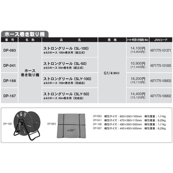 動力噴霧機用ホース巻き取り機 工進