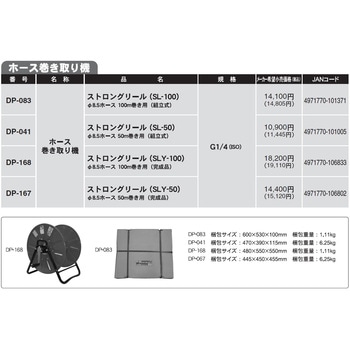 動力噴霧機用ホース巻き取り機 工進