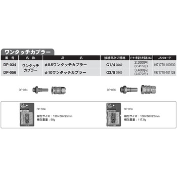 動力噴霧機用ホース接続金具 工進