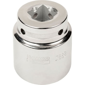 高所作業向け3/4 ドライブミリサイズ6ポイントミリサイズソケット - BAHCO(バーコ)