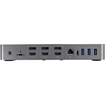 USB-C&USB-A対応ドッキングステーション/3面モニター対応ノートパソコン拡張ドック/85WUSBPD/4K60Hz対応HDMI&DiplayPort3モニター StarTech.com