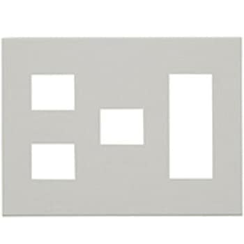 QWD-213(BK) 2ピースコンセントプレート 神保電器 69520940