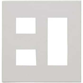 QWD-23(BK) 2ピースコンセントプレート 神保電器 69520985