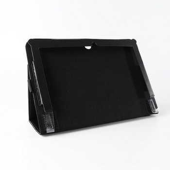 Dynabook K50対応 手帳型レザーケース ブラック 廉価仕様 エムディーエス