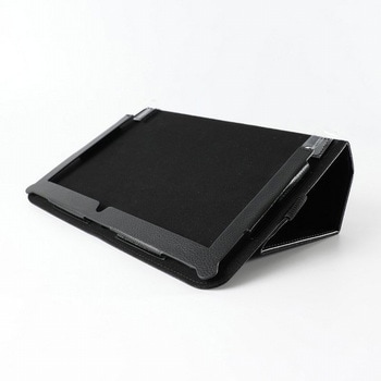 Dynabook K50対応 手帳型レザーケース ブラック 廉価仕様 エムディーエス
