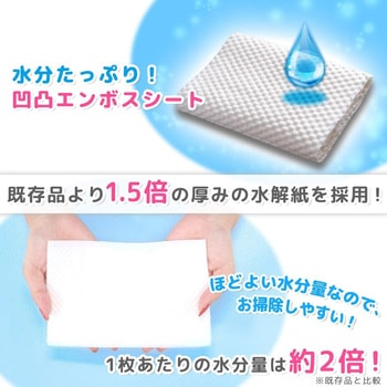 激落ちくん超厚流せるトイレクリーナー大判 LEC(レック)