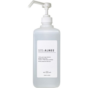 ALMEE アルコール66vol%除菌スプレー付ボトル 岩通ケミカルクロス