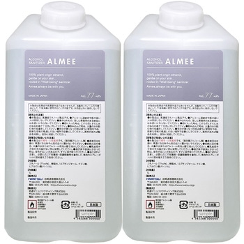 ALMEE アルコール77vol%除菌詰め替え用ボトル 岩通ケミカルクロス
