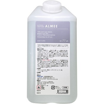 ALMEE アルコール77vol%除菌詰め替え用ボトル 岩通ケミカルクロス
