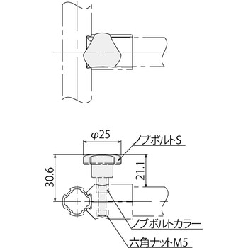コネクタノブボルトS SUS(エスユーエス)