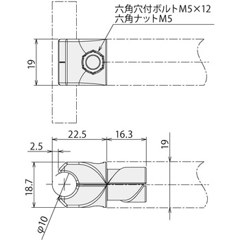 Φ10ガイドクランパー SUS(エスユーエス)