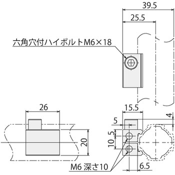 コネクタピースコンパクトフロントR SUS(エスユーエス)