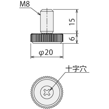 薄型アジャスタM8(ダークグレー) SUS(エスユーエス)