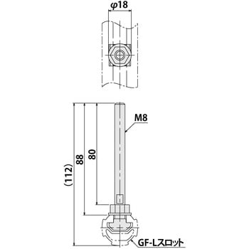 ウエイト固定シャフト SUS(エスユーエス)