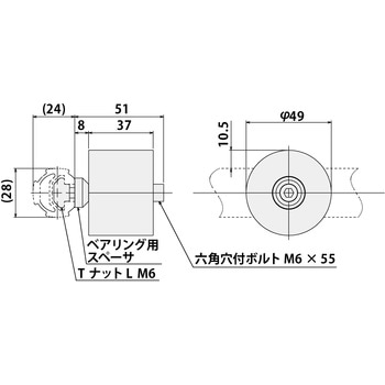 Φ49ガイドローラー SUS(エスユーエス)