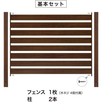 美WOODシンプルボーダーフェンス 基本セット タカショー