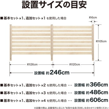 美WOODシンプルボーダーフェンス 基本セット タカショー
