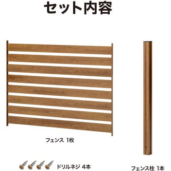 美WOODシンプルボーダーフェンス 追加セット 1セット タカショー