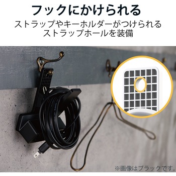 延長コード 電源タップ コンセント 2P 3個口 クリップタイプ 雷サージ ホコリシャッター付 エレコム
