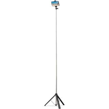 スマホ用三脚 ロングタイプ 最長160cm ワンボタン組み立て 軽量 カメラ可 耐荷重30kg エレコム