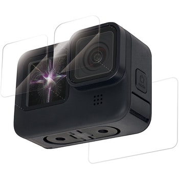 AC-GP9BFLGG GoPro HERO9 Black用 保護フィルム ガラスフィルム 硬度9H