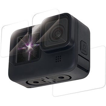 AC-GP9BFLGGCS GoPro HERO9 Black用 保護フィルム ガラスフィルム