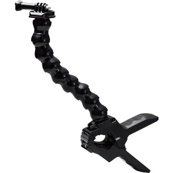 GoPro HERO9/8/7/6/5/MAX用 マウント グースネック型 360度回転 多関節フレキシブルアーム 折り曲げ可能 エレコム