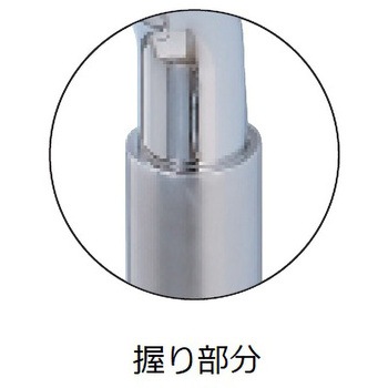 ステンレス座付ドアハンドル 両面 K9(駒谷)