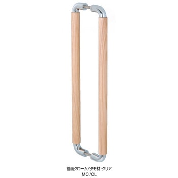 ウッドO型ドアハンドル 両面 K9(駒谷)