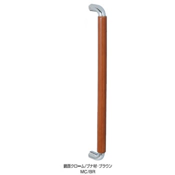 ウッドO型ドアハンドル 片面メンタイプ - K9(駒谷)