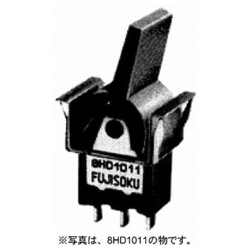 レバー・ロッカースイッチ 単極 8Hシリーズ ニデックコンポーネンツ(旧：日本電産コパル電子)