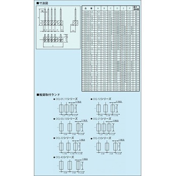 表面実装用連結ピン(10本入) OQシリーズ マックエイト