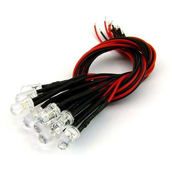 20cm線付LED Φ5mm アズワン