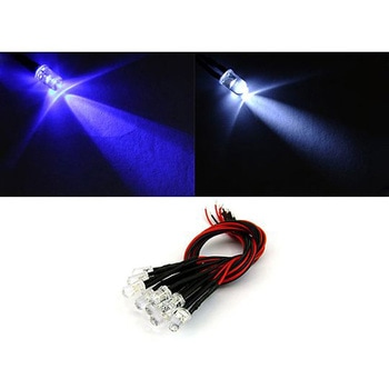 20cm線付LED Φ5mm アズワン