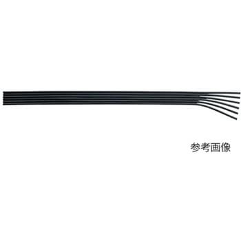 フラットチューブUFF 6-6×4mm 黒 UFF-06-6シリーズ 潤工社