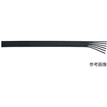 フラットチューブUFF 2-6×4mm 黒 UFF-06-2-5シリーズ 潤工社