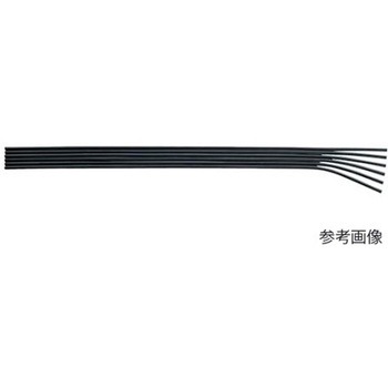 フラットチューブUFF 5-6×4mm 黒 UFF-06-5シリーズ 潤工社