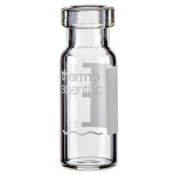 クリンプバイアル(ND11)透明 ラベル付 2mL CHCV11-10シリーズ Thermo Fisher Scientific