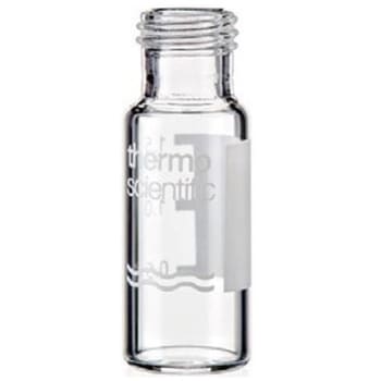 スクリューバイアル(9-425)透明 ラベル付 2mL ガラス 6ASV9-1シリーズ - Thermo Fisher Scientific