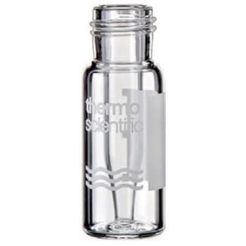 スクリューバイアル(9-425)ラベル付 0.3mL ガラス(ガラスインサート付) 6PSV9-03シリーズ Thermo Fisher Scientific