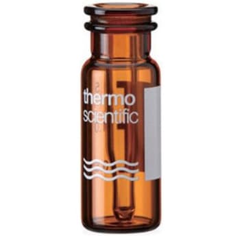 スナップバイアル(ND11)褐色 ラベル付 0.3mL 6PRV1103シリーズ Thermo Fisher Scientific
