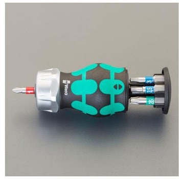 [+ Hex Torx] スタビードライバー ラチェット/自転車用 エスコ