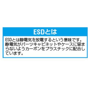 25本組 ドライバー 精密用/ESD エスコ