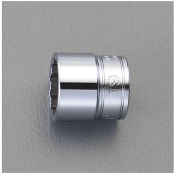 3/8"DR/ 7-22mm[10個組]ソケットセット エスコ