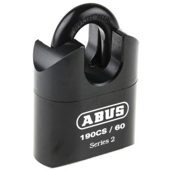 Abus ヘビーデューティ南京錠 パドロック スチール 黒 ABUS