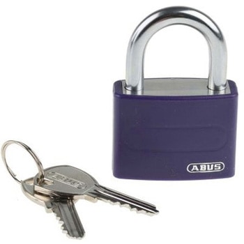Abus 安全用南京錠 パドロック アルミ、スチール バイオレット ABUS