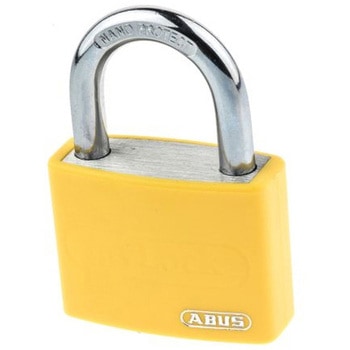 Abus 安全用南京錠 パドロック アルミ、スチール 黄 ABUS
