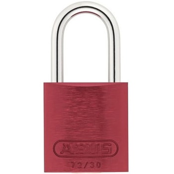 Abus 安全用南京錠 パドロック アルミ、スチール 赤 ABUS
